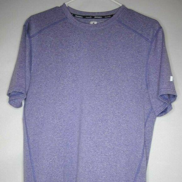 Russell Training Fit Purple Dri Power 360 Tee S/CH - Picture 1 of 4